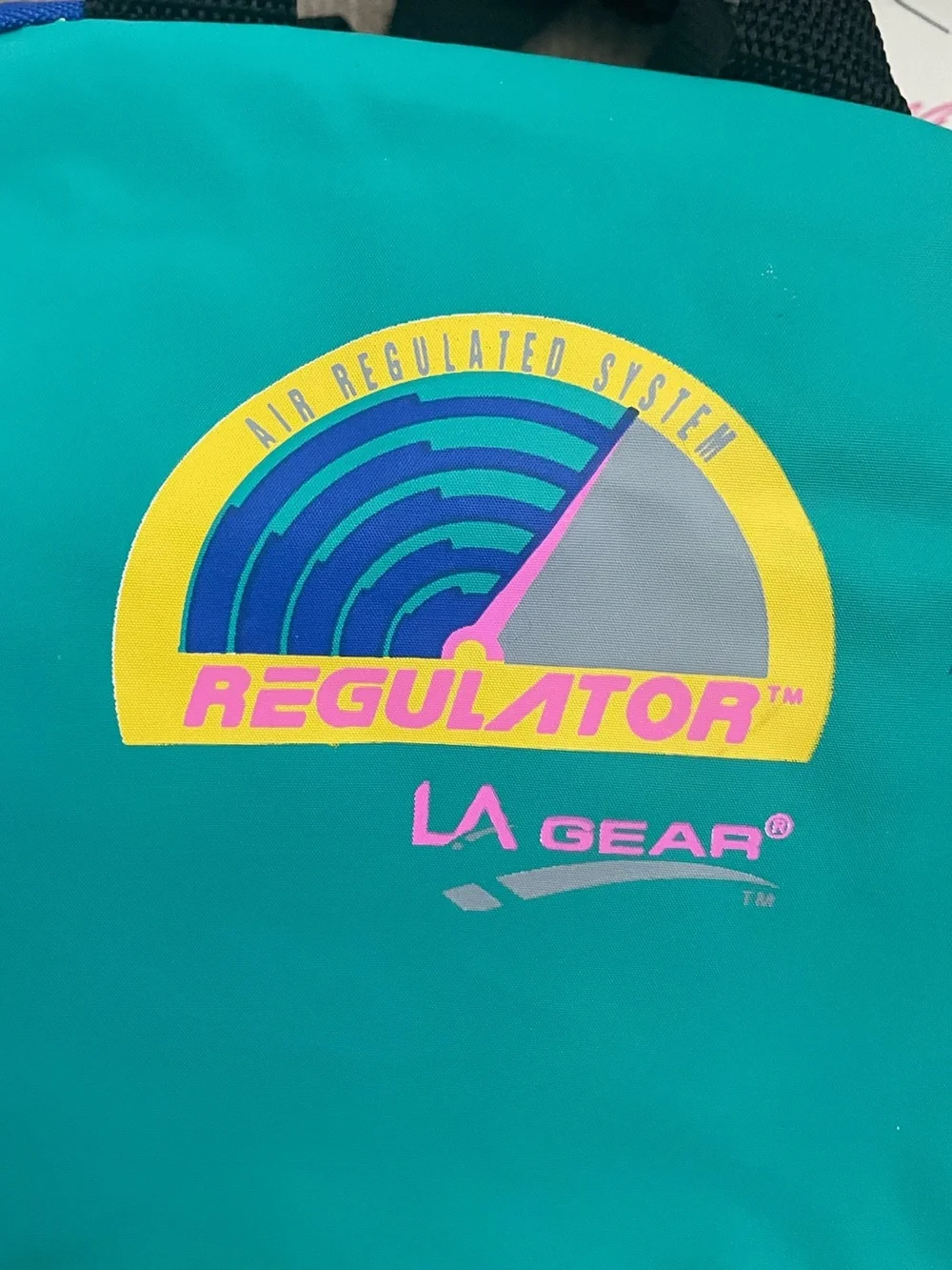 Vintage 1992 NWT Deadstock LA Gear “Air Regulator” Colorblock Pump Backpack